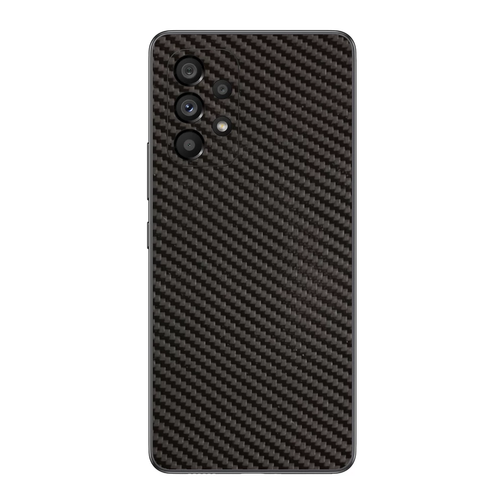 Galaxy A53 - 3D fekete karbon hátlap fólia