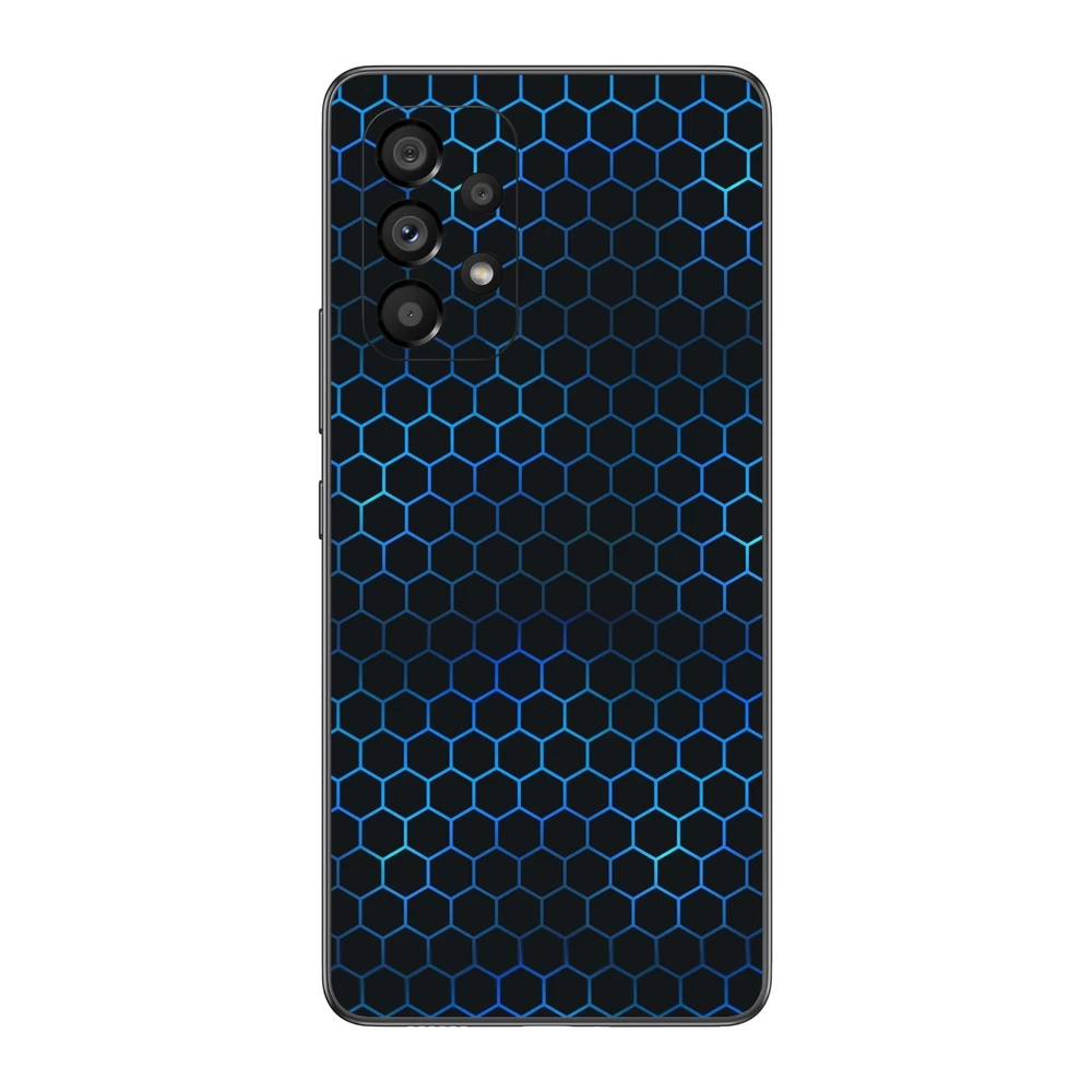 Galaxy A53 - Kék méhsejt hátlap fólia