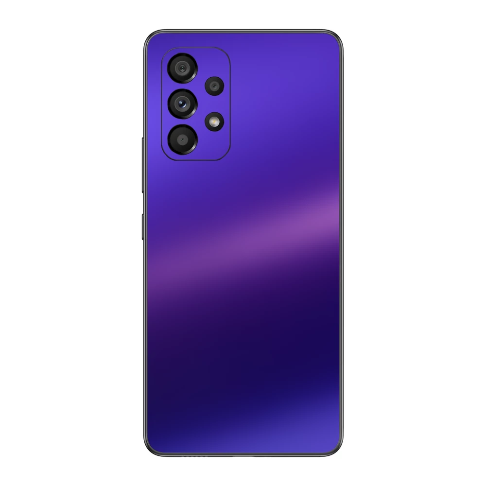 Galaxy A53 - Matt króm szatén lila hátlap fólia