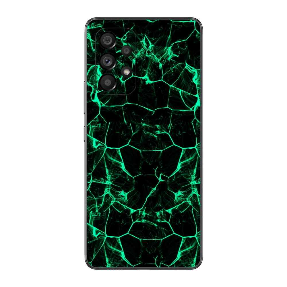 Galaxy A53 - Zöld füstcsíkos hátlap fólia