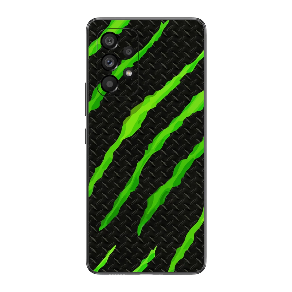 Galaxy A53 - Zöld karmolásos hátlap fólia