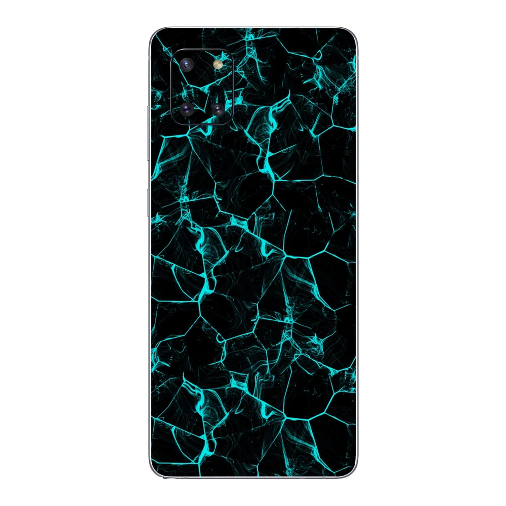 Samsung Galaxy Note 10 Lite - Kék füstcsíkos hátlap fólia