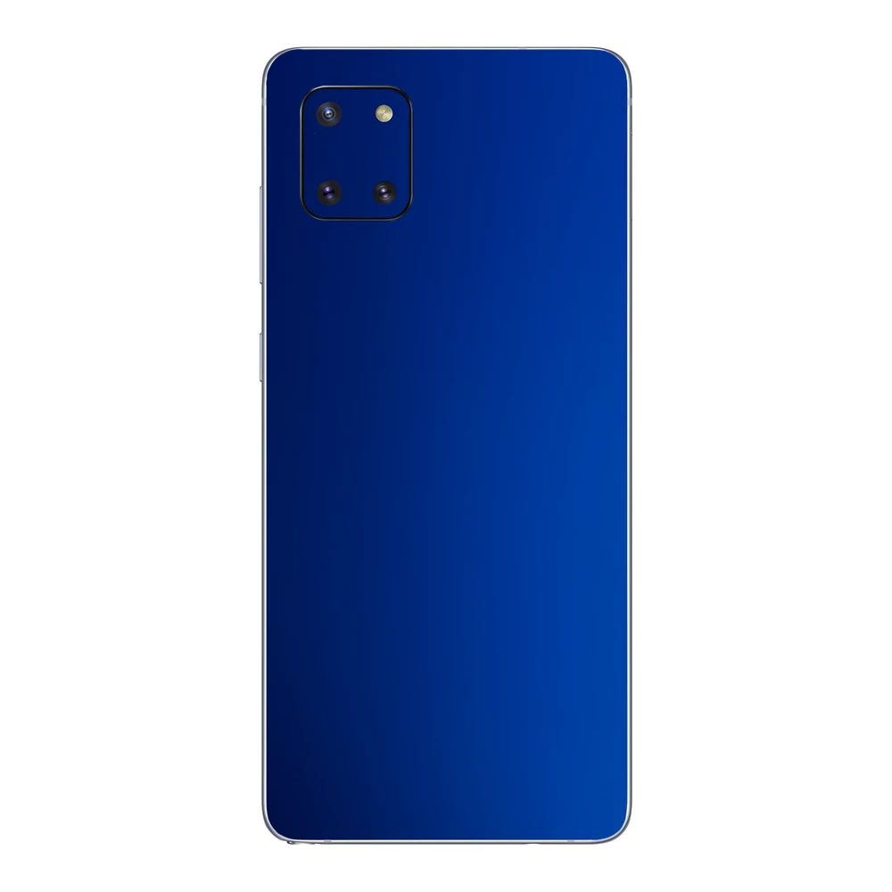 Samsung Galaxy Note 10 Lite - Matt króm sötétkék hátlap fólia