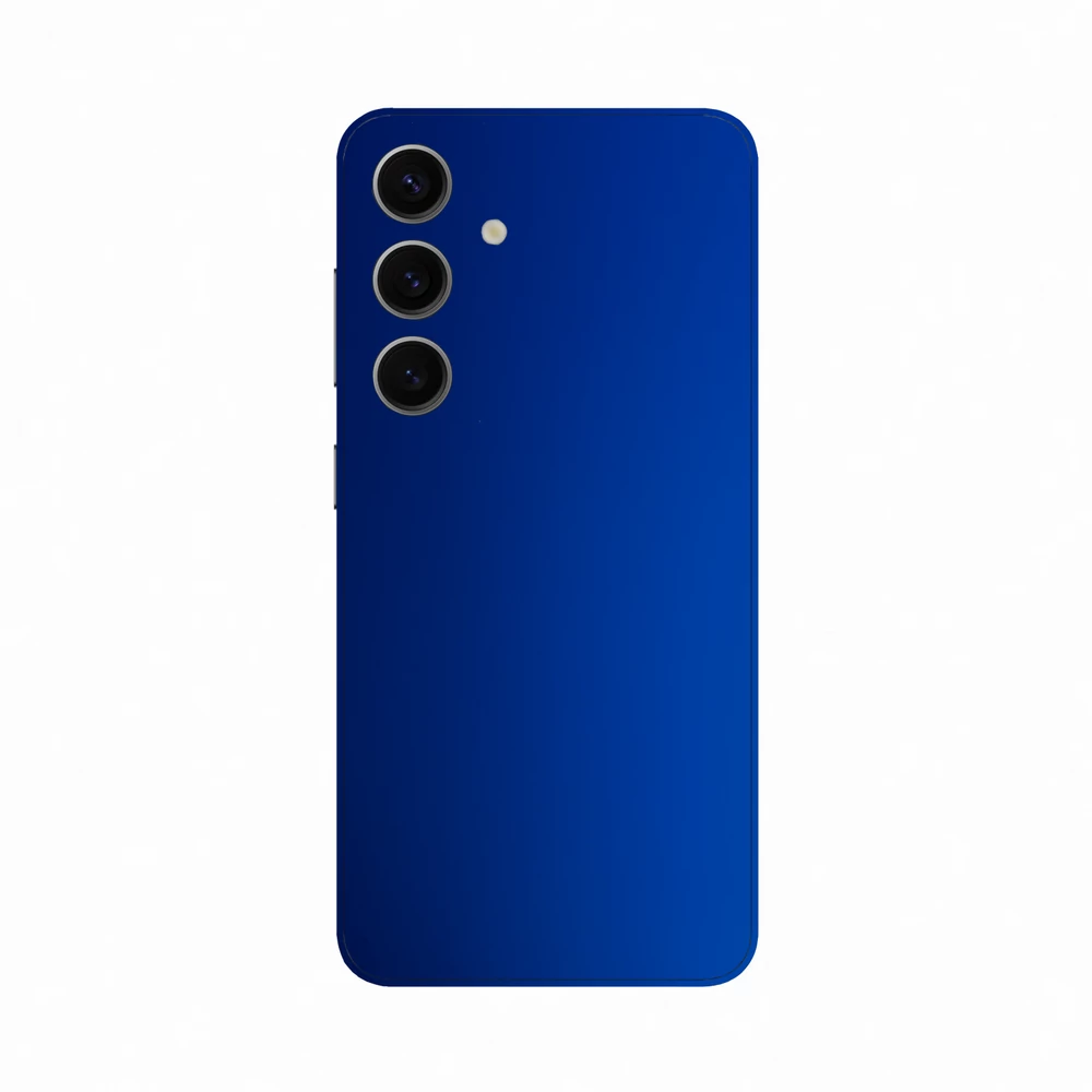 Samsung Galaxy S24 Plus - Matt króm sötétkék hátlap fólia