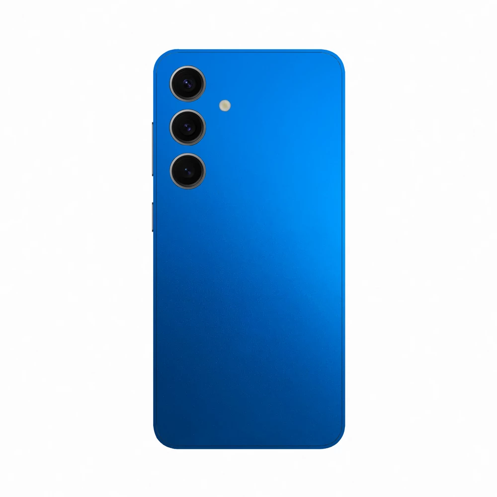 Samsung Galaxy S24 Plus - Matt króm világoskék hátlap fólia