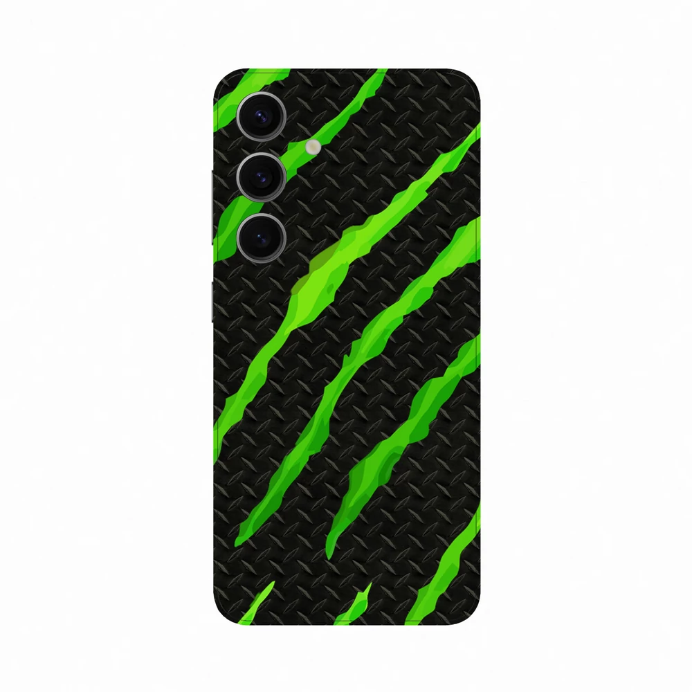 Samsung Galaxy S24 - Zöld karmolásos hátlap fólia