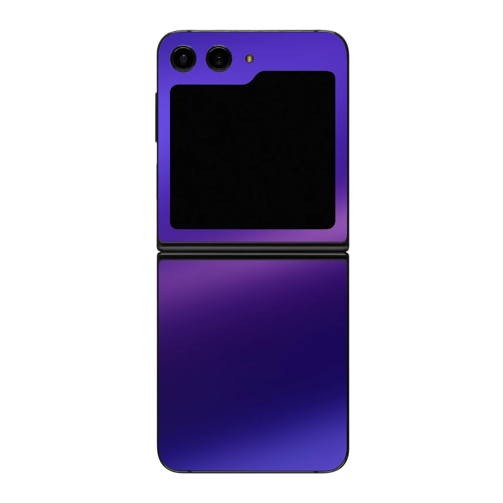 Galaxy Z Flip 6 - Matt króm szatén lila hátlap fólia