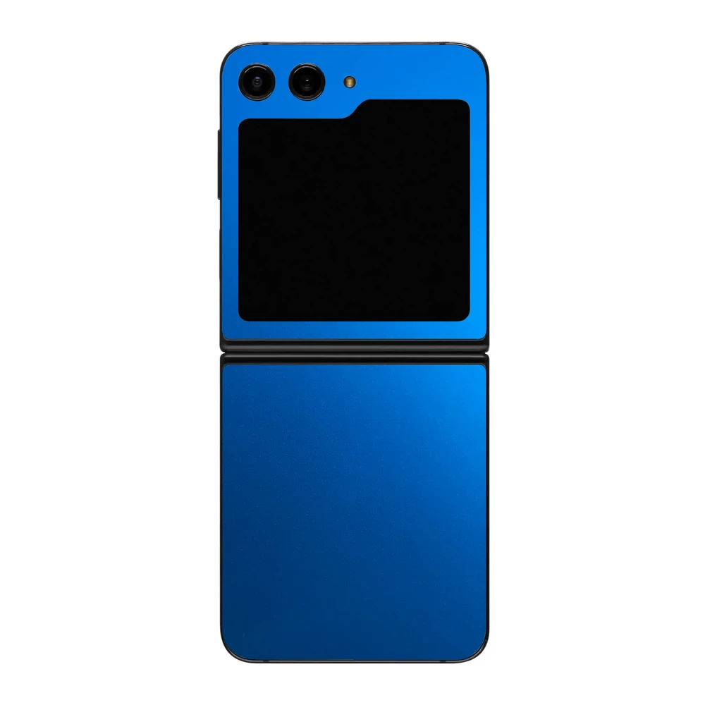 Galaxy Z Flip 6 - Matt króm világoskék hátlap fólia