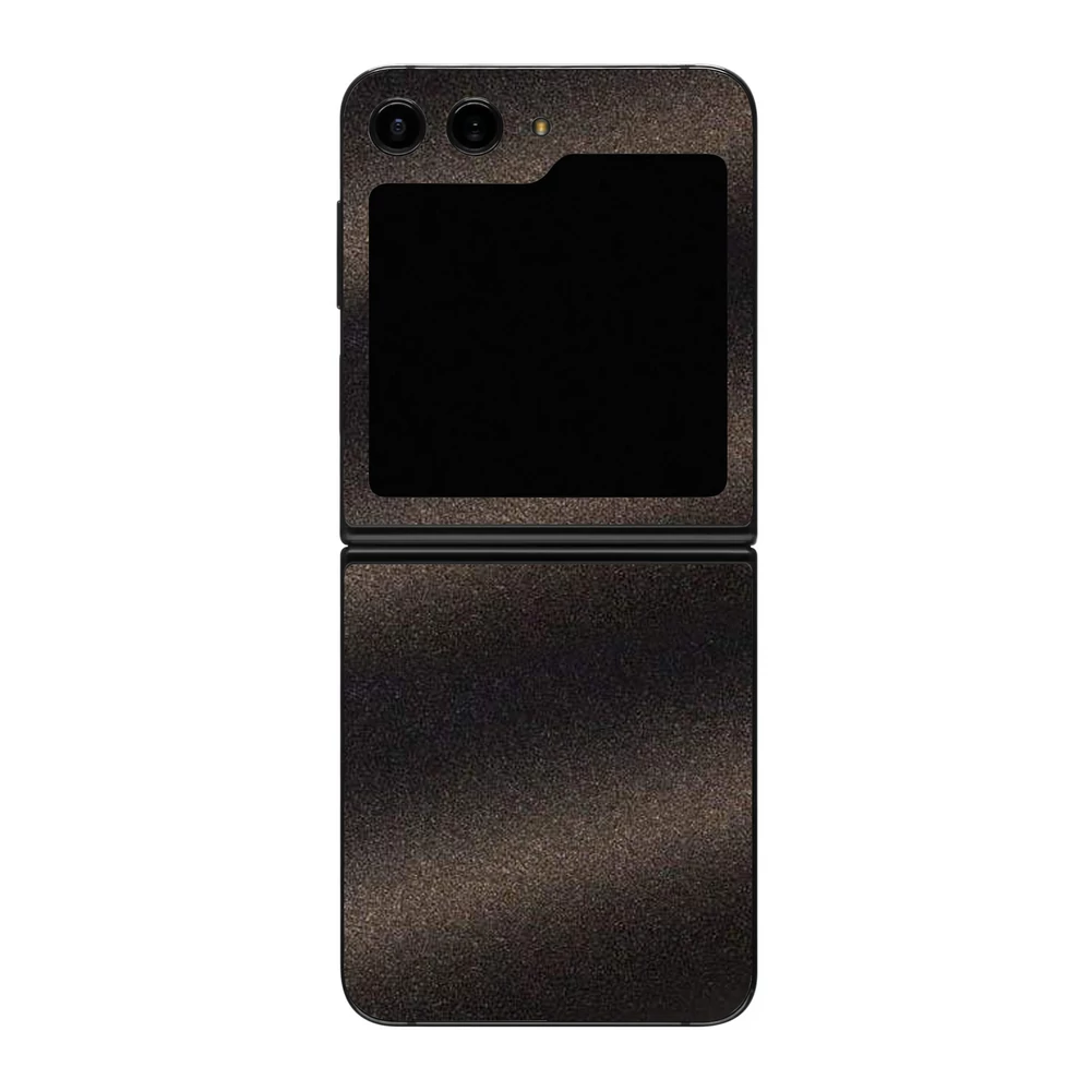 Galaxy Z Flip 6 - Szemcsés matt fekete hátlap fólia