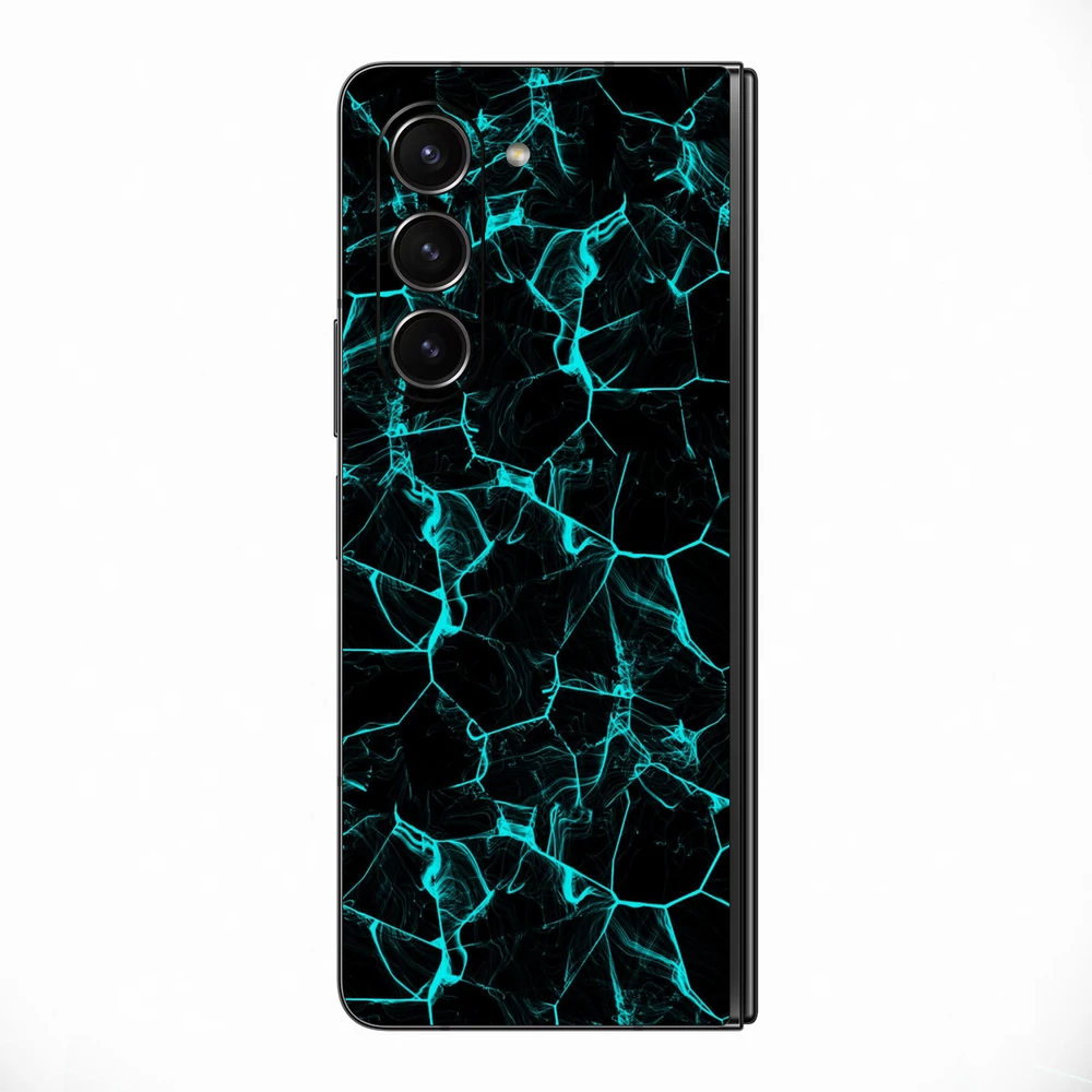 Galaxy Z Fold 5 - Kék füstcsíkos hátlap fólia