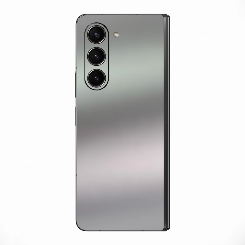Galaxy Z Fold 5 - Matt króm ezüst hátlap fólia