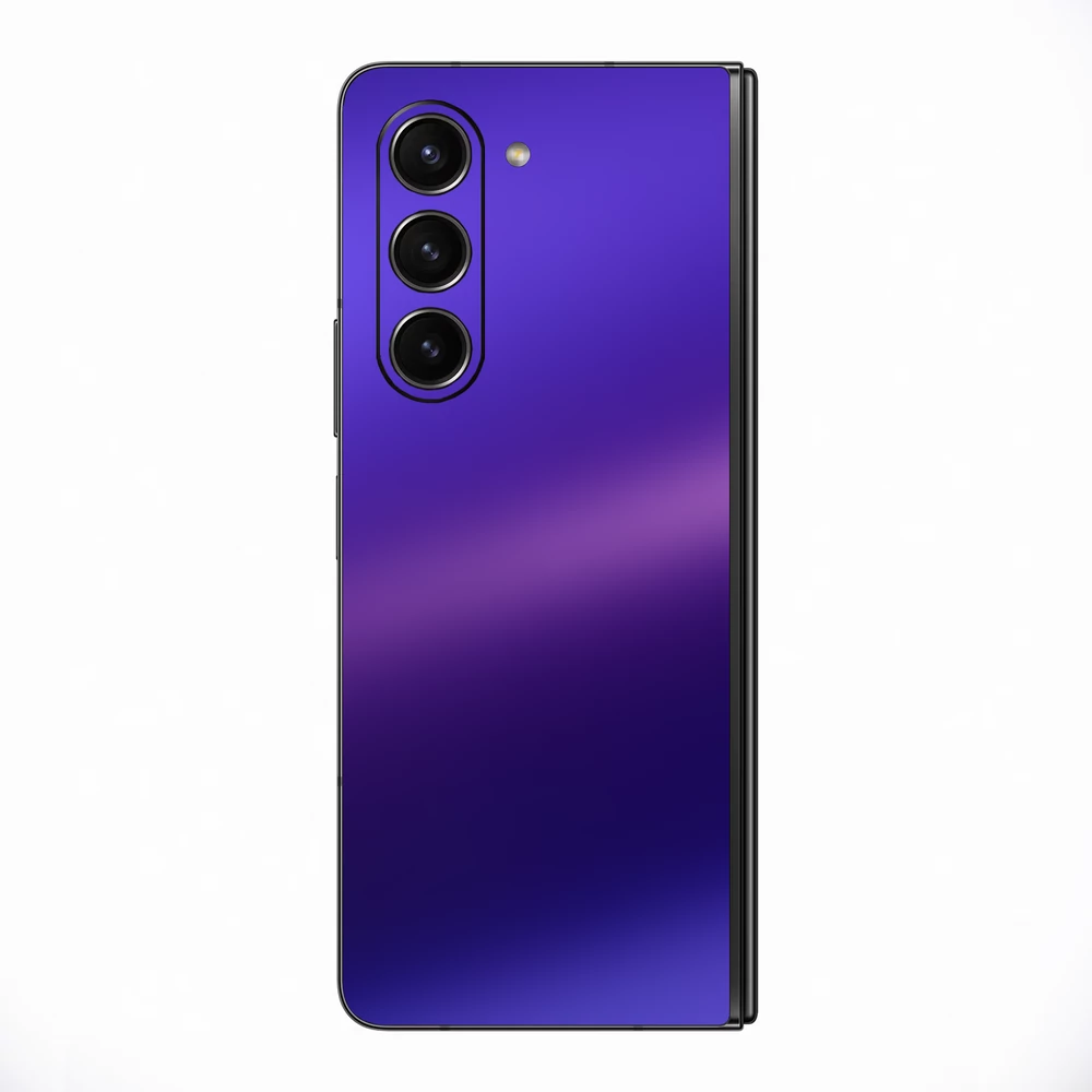Galaxy Z Fold 6 - Matt króm szatén lila hátlap fólia