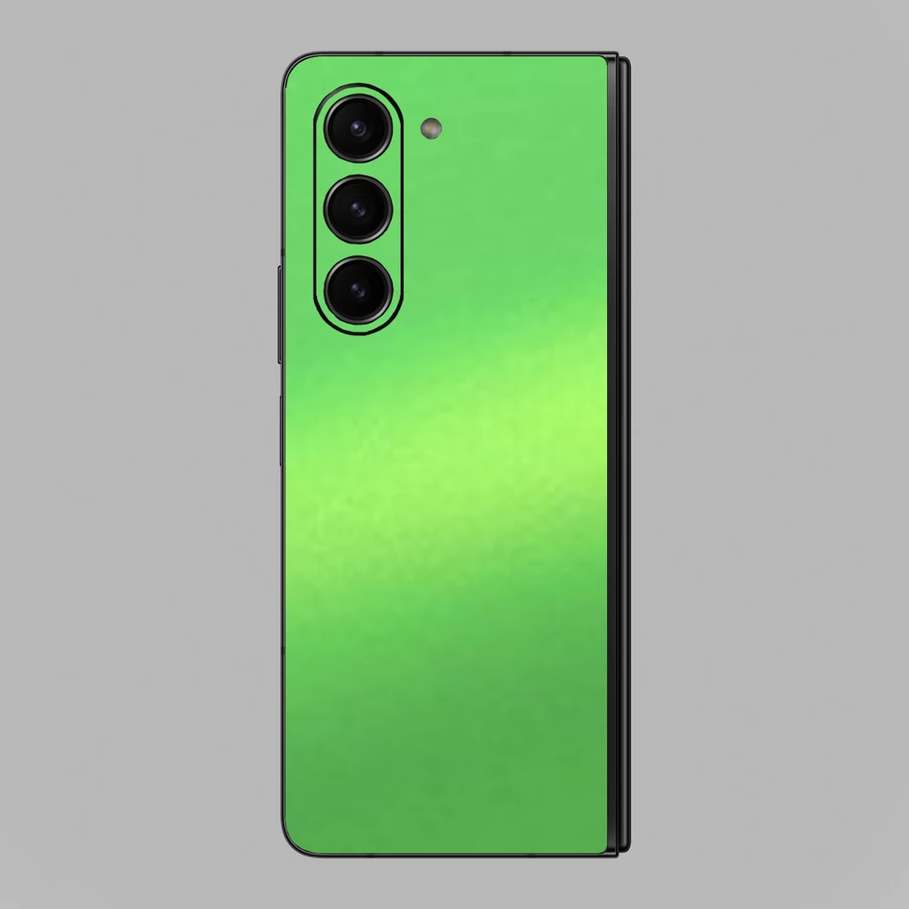 Galaxy Z Fold 5 - Fényes metál lime hátlap fólia