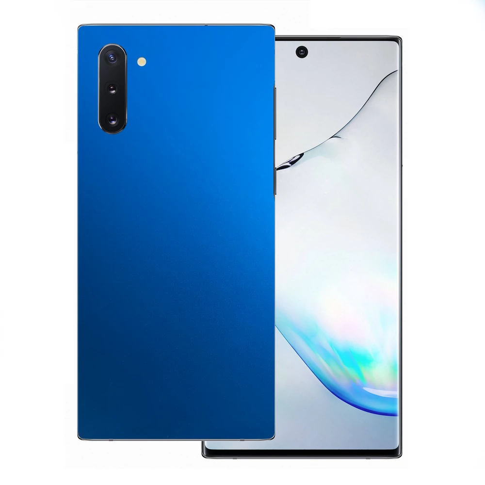 Samsung Galaxy Note 10 - Matt króm világoskék hátlap fólia
