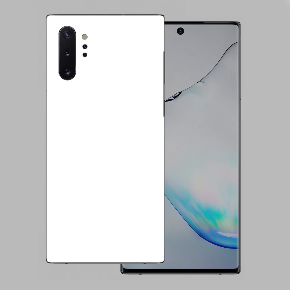 Samsung Galaxy Note 10 Plus 5G - Matt fehér hátlap fólia