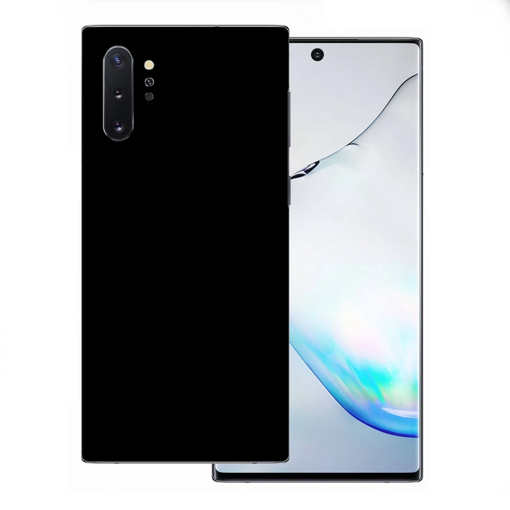 Samsung Galaxy Note 10 Plus 5G - Matt fekete hátlap fólia
