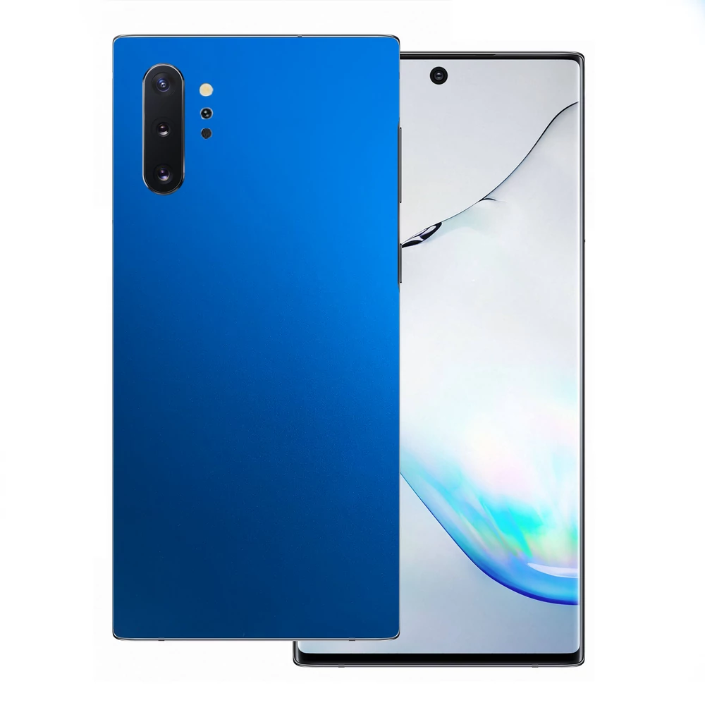Samsung Galaxy Note 10 Plus 5G - Matt króm világoskék hátlap fólia