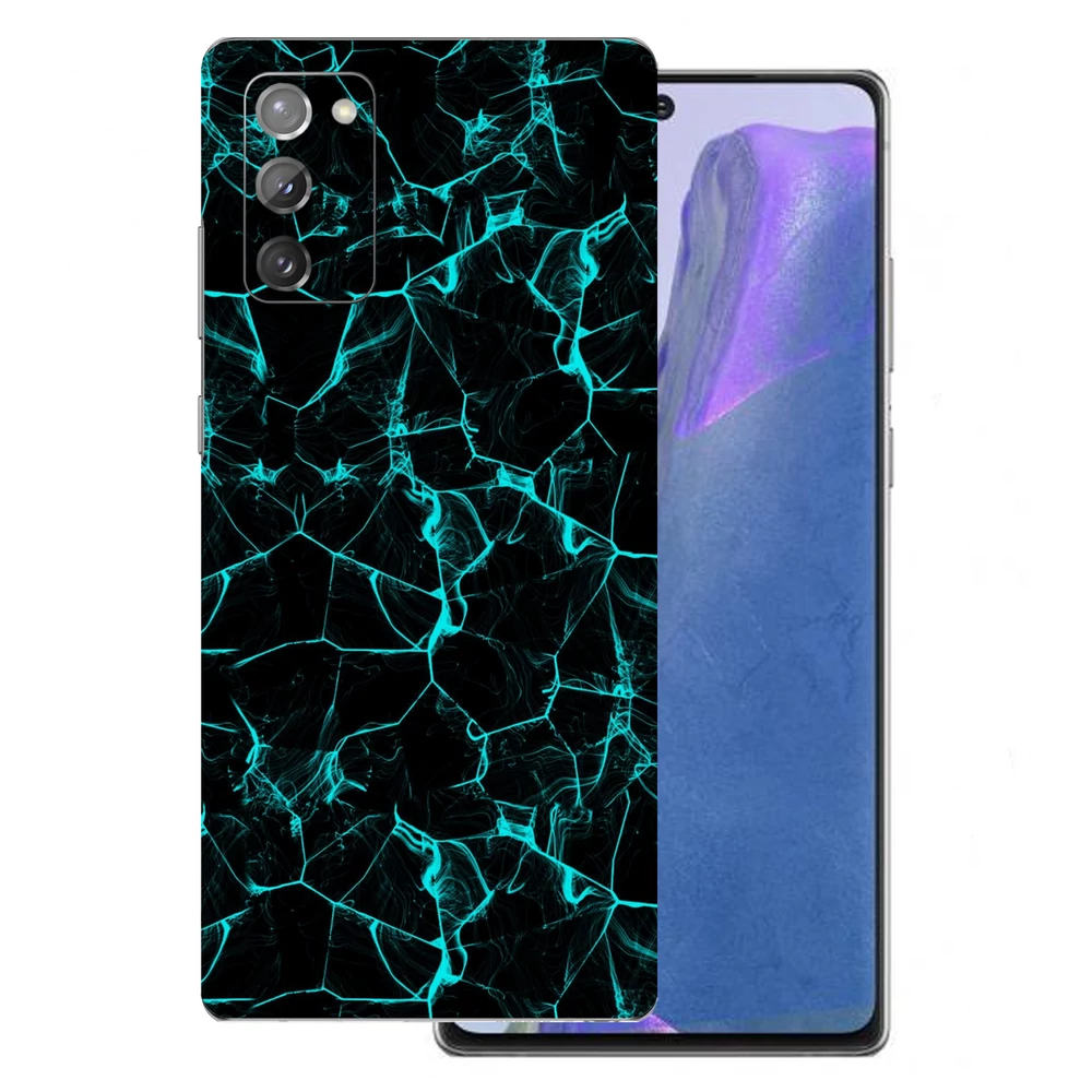 Samsung Galaxy Note 20 - Kék füstcsíkos hátlap fólia