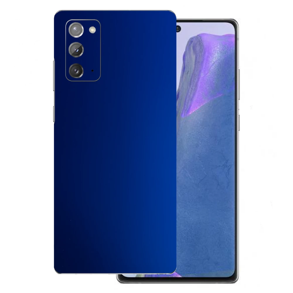 Samsung Galaxy Note 20 - Matt króm sötétkék hátlap fólia