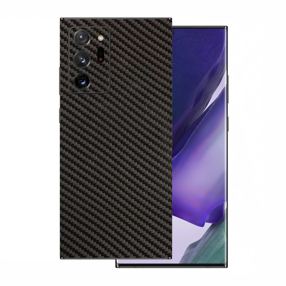 Samsung Galaxy Note 20 Ultra - 3D fekete karbon hátlap fólia