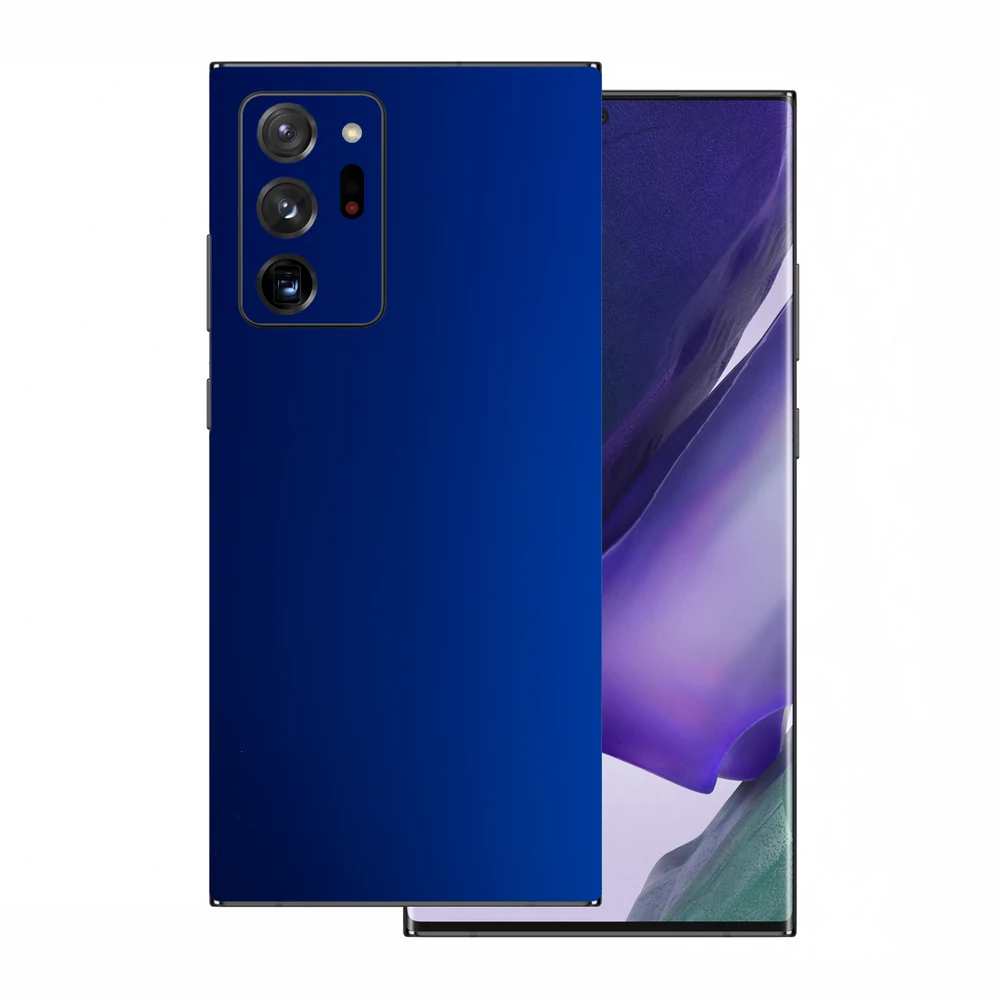 Samsung Galaxy Note 20 Ultra - Matt króm sötétkék hátlap fólia