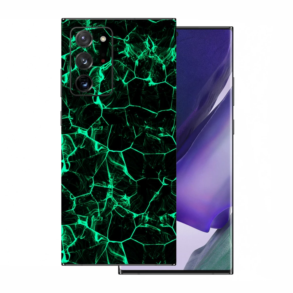 Samsung Galaxy Note 20 Ultra - Zöld füstcsíkos hátlap fólia