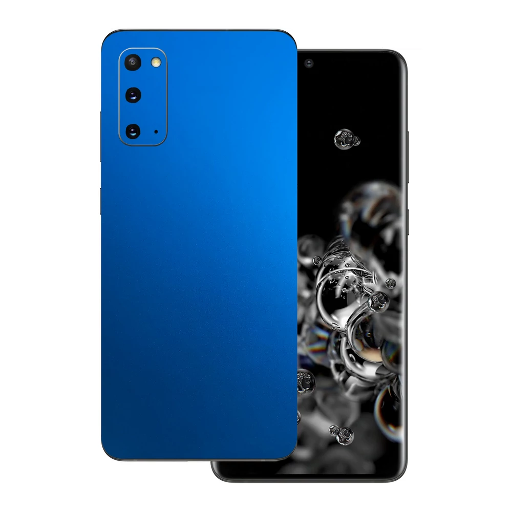 Samsung Galaxy S20 - Matt króm világoskék hátlap fólia