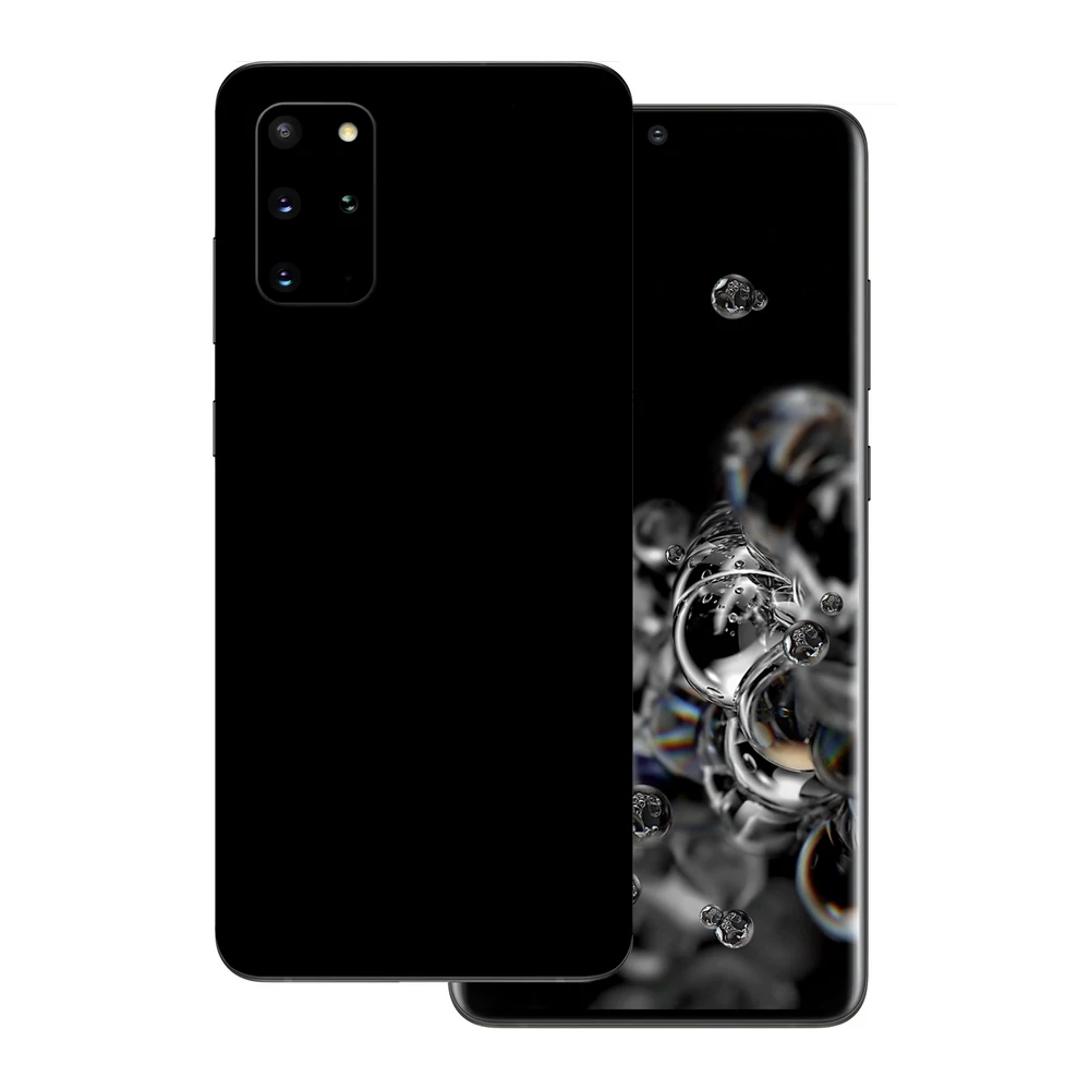 Samsung Galaxy S20 Plus - Matt fekete hátlap fólia