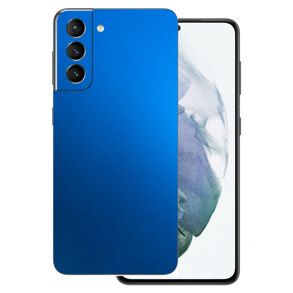 Samsung Galaxy S21 Plus - Matt króm világoskék hátlap fólia