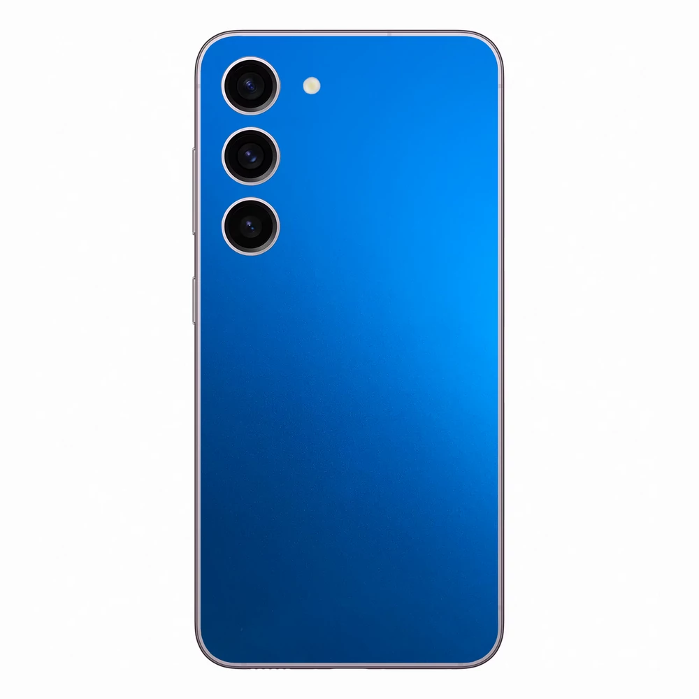 Samsung Galaxy S23 - Matt króm világoskék hátlap fólia