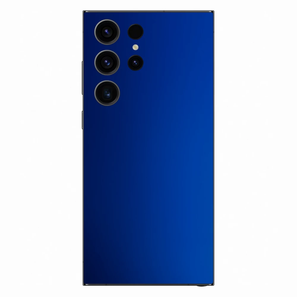 Samsung Galaxy S23 Ultra - Matt króm sötétkék hátlap fólia