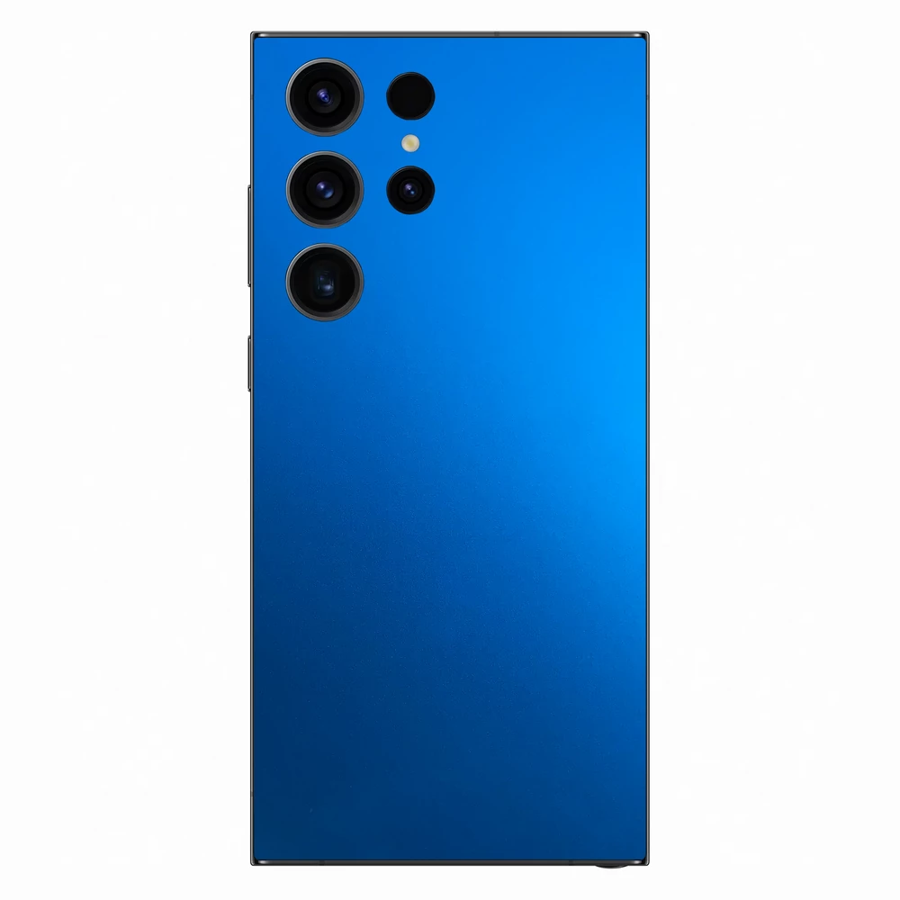 Samsung Galaxy S23 Ultra - Matt króm világoskék hátlap fólia