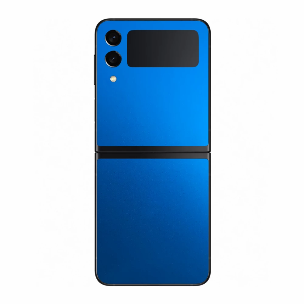 Samsung Galaxy Z Flip 3 - Matt króm világoskék hátlap fólia