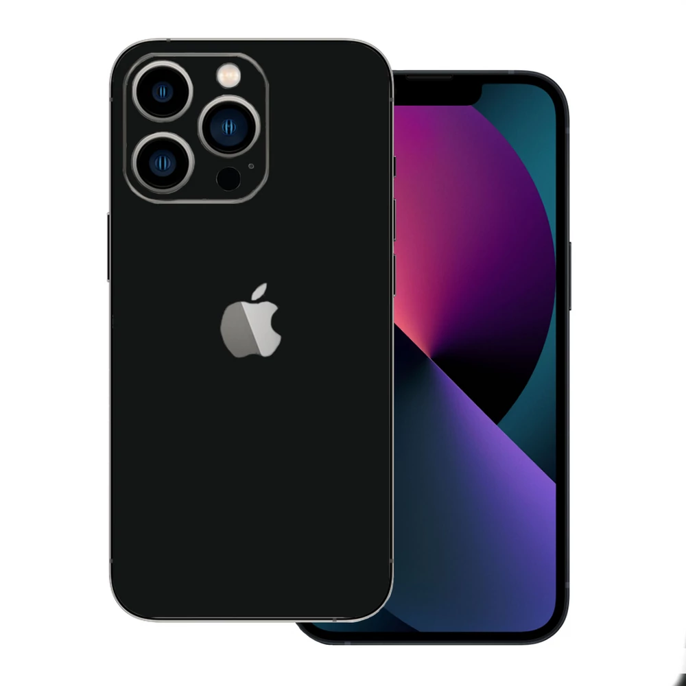 iPhone 13 Pro Max - Fényes fekete hátlap fólia