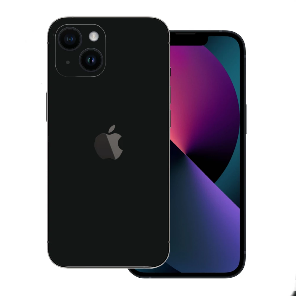 iPhone 15 Plus - Fényes fekete hátlap fólia
