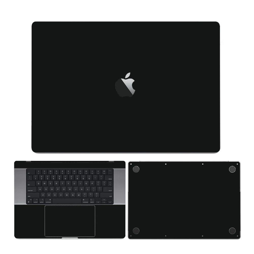 MacBook Pro 13" ( 2019, négy Thunderbolt 3 Port ) - Fényes fekete hátlap fólia