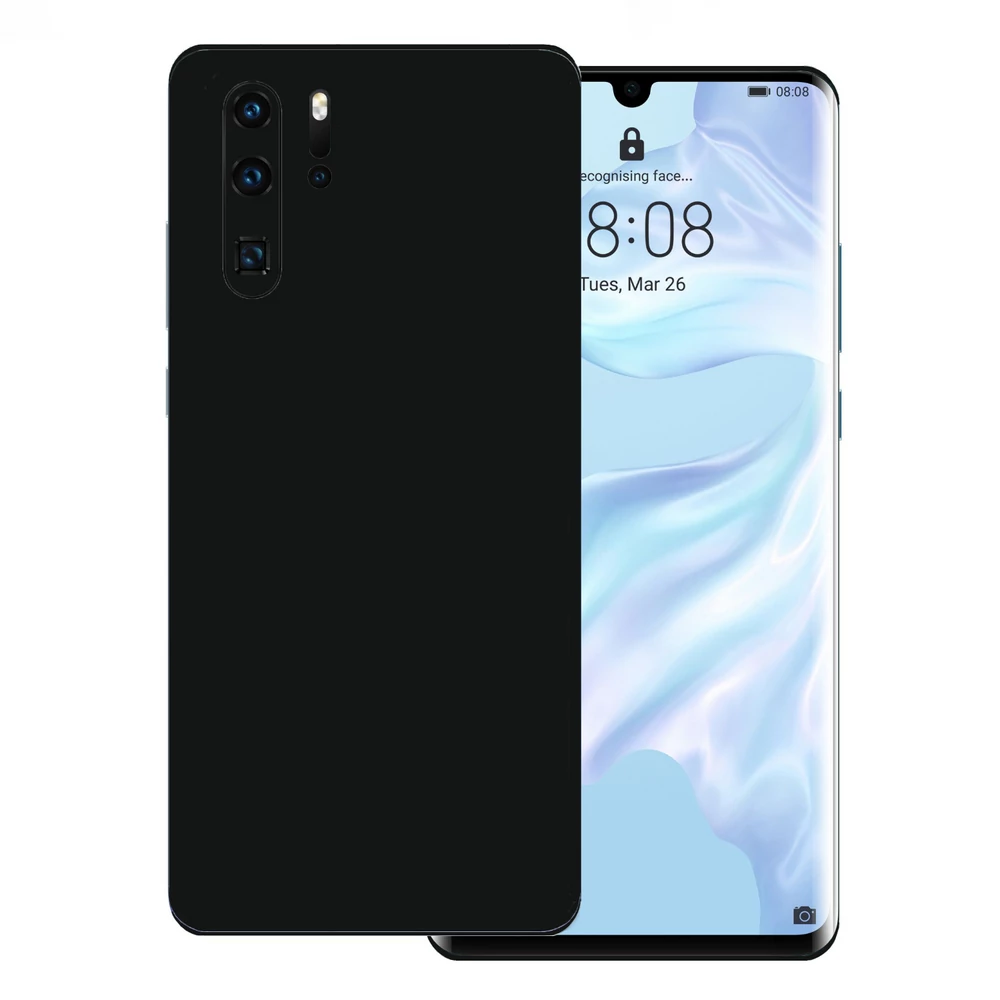 Huawei P30 Pro - Fényes fekete hátlap fólia