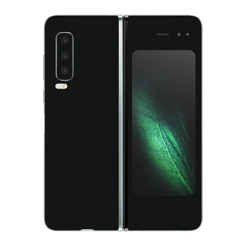 Samsung Galaxy Fold - Fényes fekete hátlap fólia