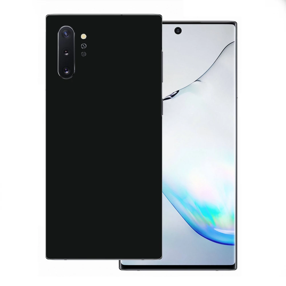 Samsung Galaxy Note 10 Plus - Fényes fekete hátlap fólia