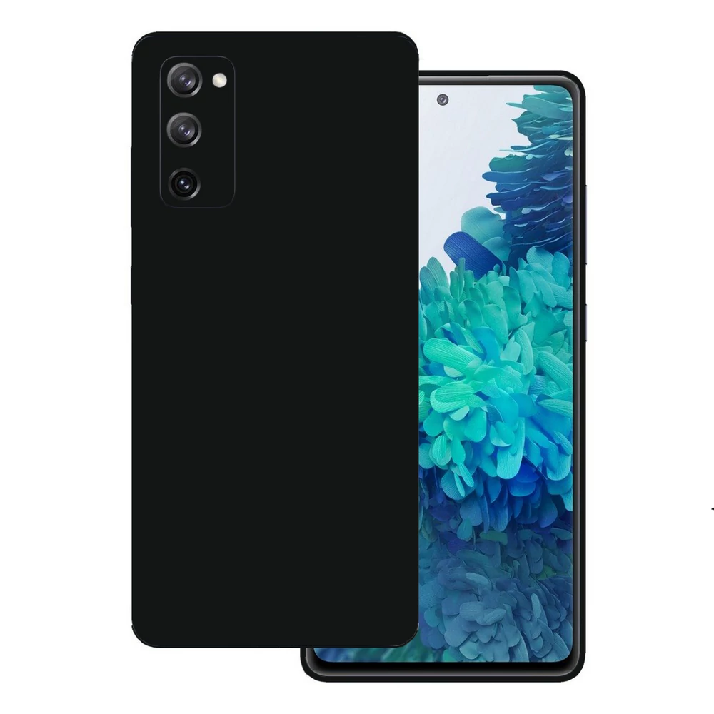 Samsung Galaxy S20 FE - Fényes fekete hátlap fólia