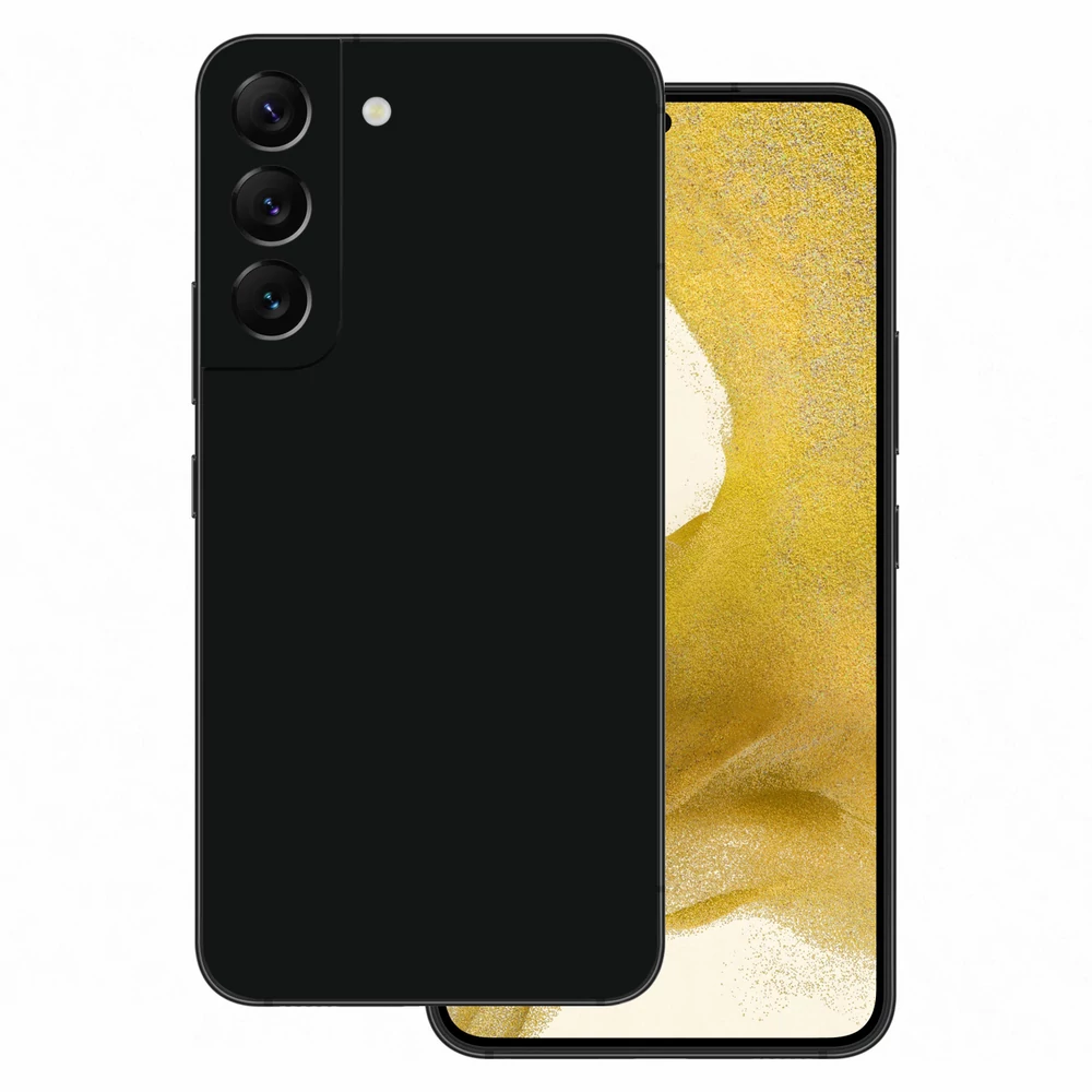Samsung Galaxy S22 Plus - Fényes fekete hátlap fólia