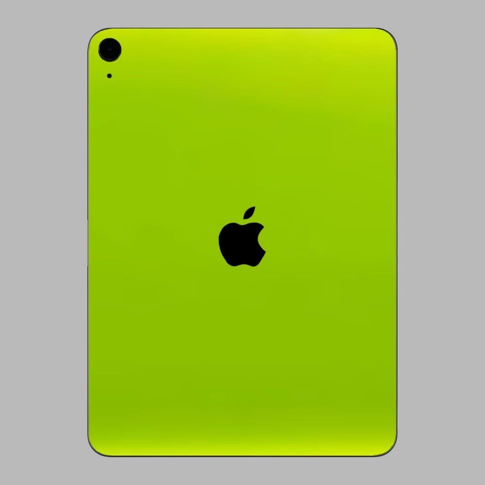 iPad 10.9" ( 2022, gen 10 ) - Fényes metál lime hátlap fólia
