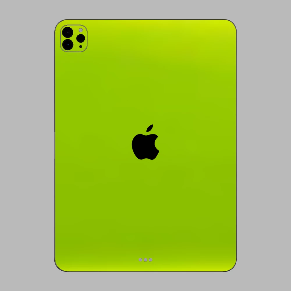 iPad Pro 11" ( 2021, gen 3 ) - Fényes metál lime hátlap fólia