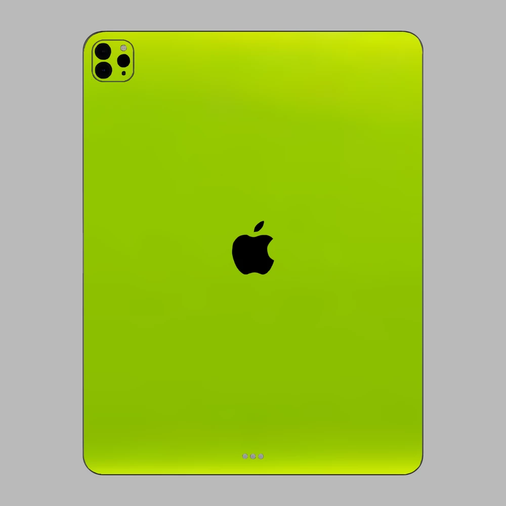 iPad Pro 12.9" ( 2020, gen 4 ) - Fényes metál lime hátlap fólia