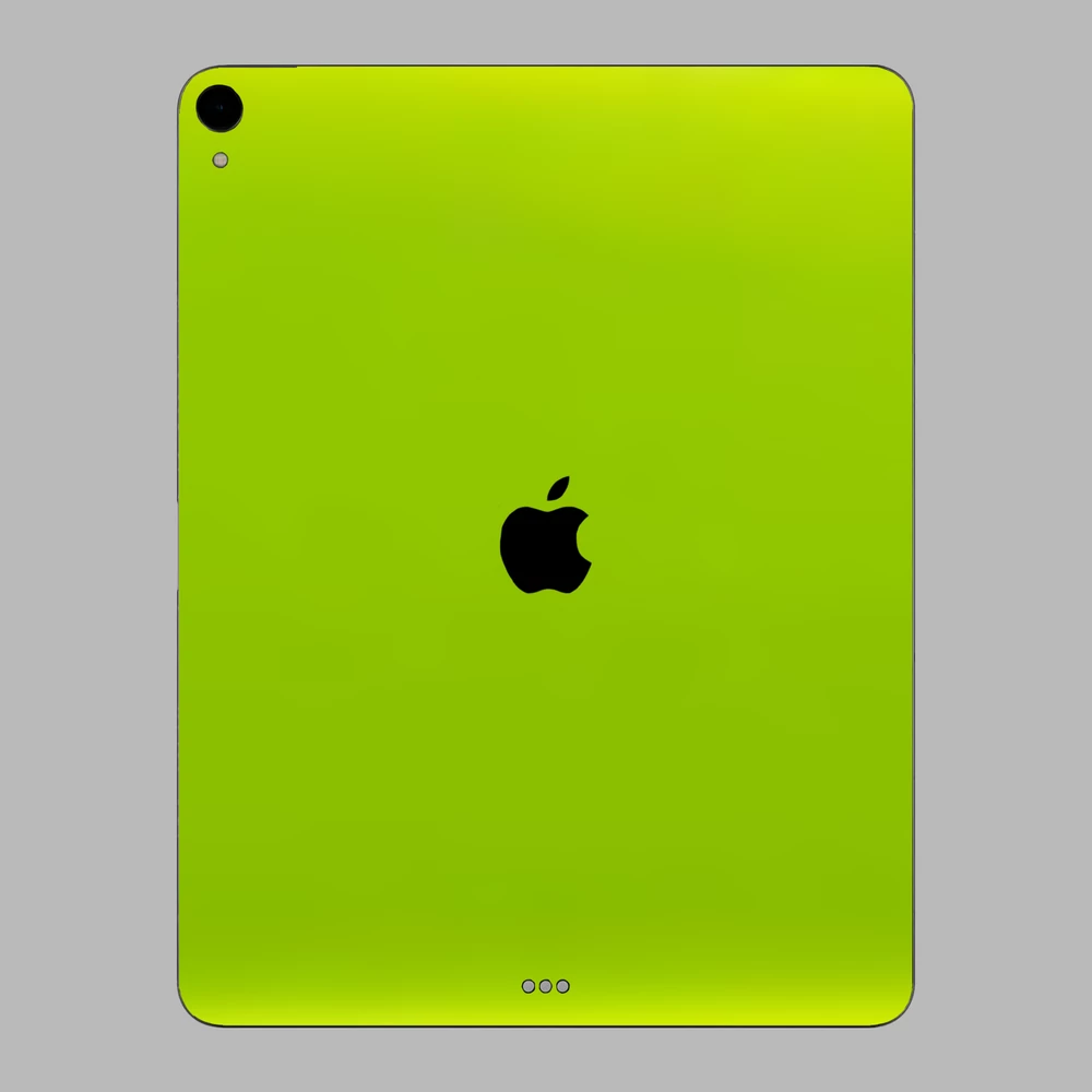 iPad Pro 12.9" ( 2018 - 2019, gen 3 ) - Fényes metál lime hátlap fólia