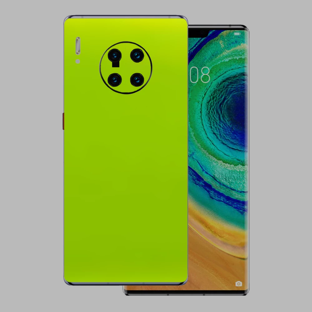 Huawei Mate 30 Pro - Fényes metál lime hátlap fólia