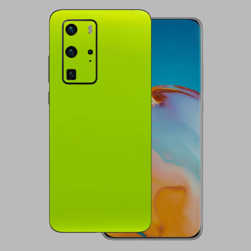 Huawei P40 Pro - Fényes metál lime hátlap fólia