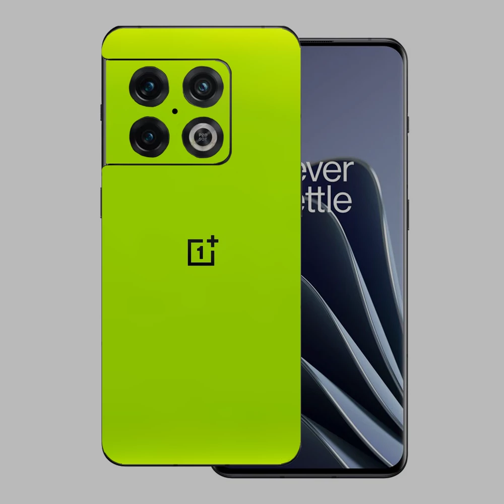 OnePlus 10 Pro - Fényes metál lime hátlap fólia