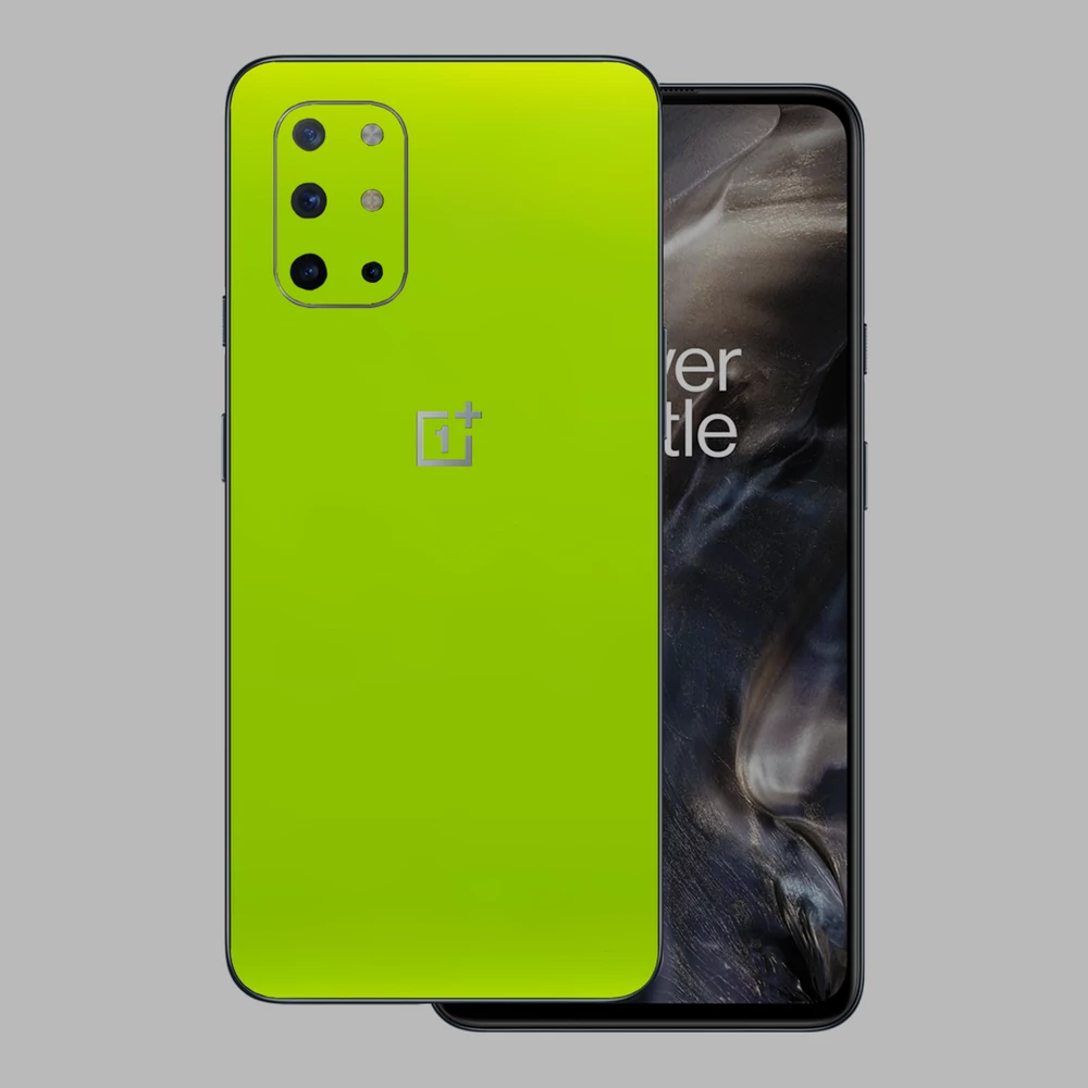 OnePlus 8T - Fényes metál lime hátlap fólia