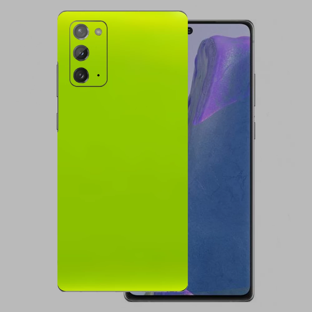 Samsung Galaxy Note 20 - Fényes metál lime hátlap fólia